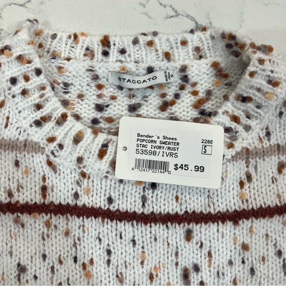 Staccato Popcorn Striped Crewneck Sweater - Picture 5 of 7